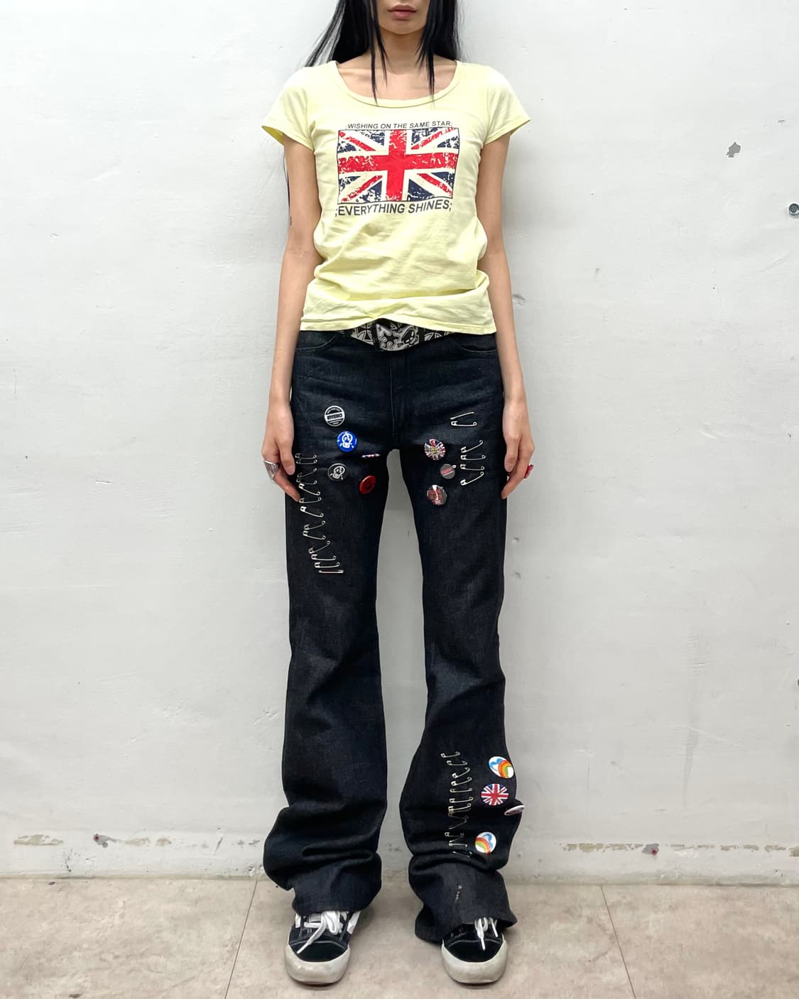 American flag washing yellow t-shirt  상품이미지6