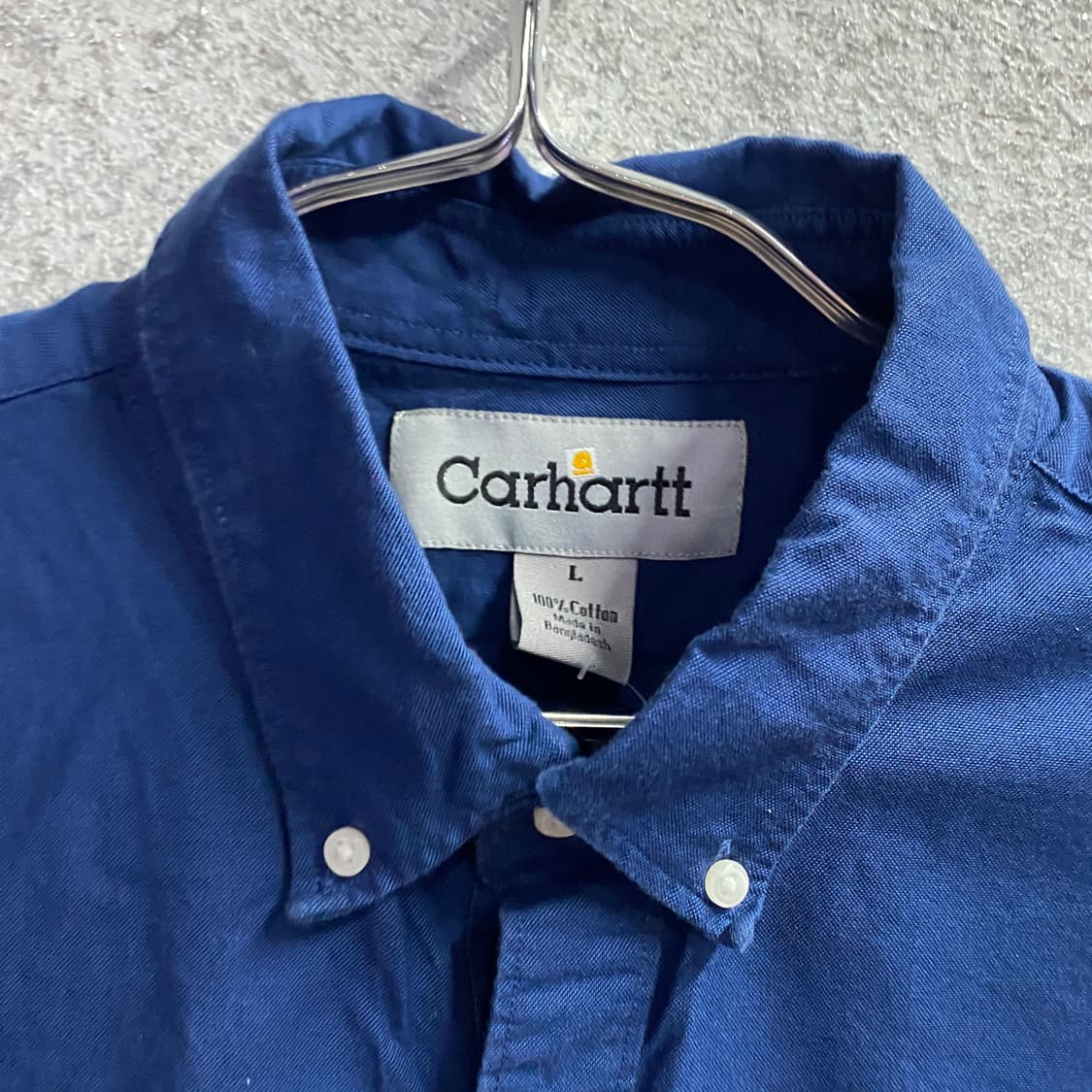 칼하트 패치로고 원포켓 네이비 셔츠 B3163 상품이미지3