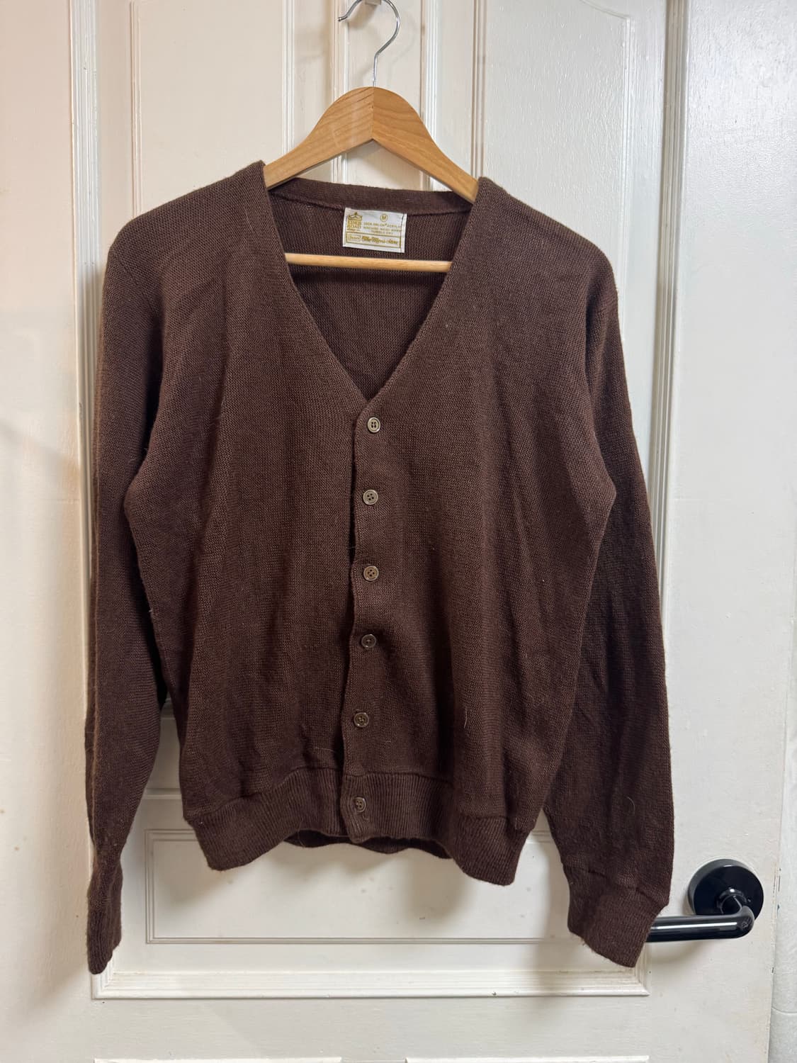 Sears 브라운 니트 가디건 상품이미지1
