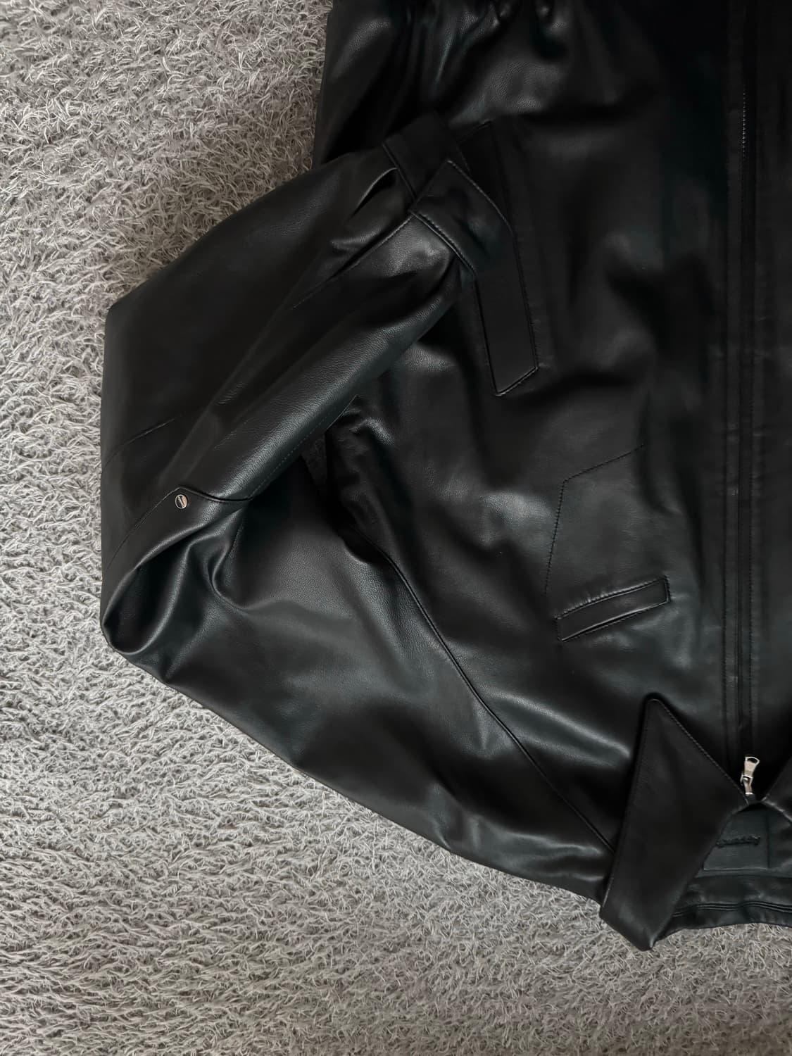 머듈 a4 레더자켓 4사이즈 상품이미지4