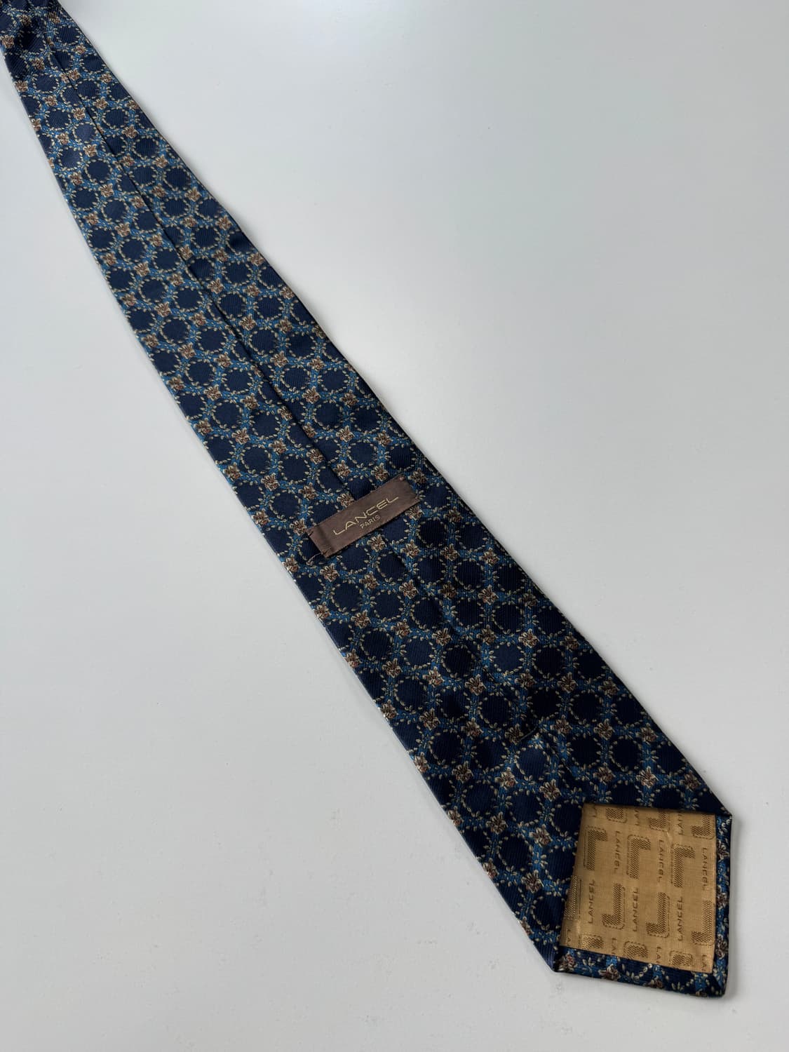 란셀(Lancel) 실크 넥타이 9cm 상품이미지3