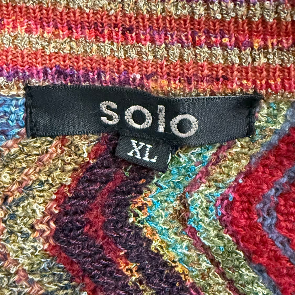 [정품/XL] solo 빈티지 케이블 니트 가디건 b8 상품이미지5