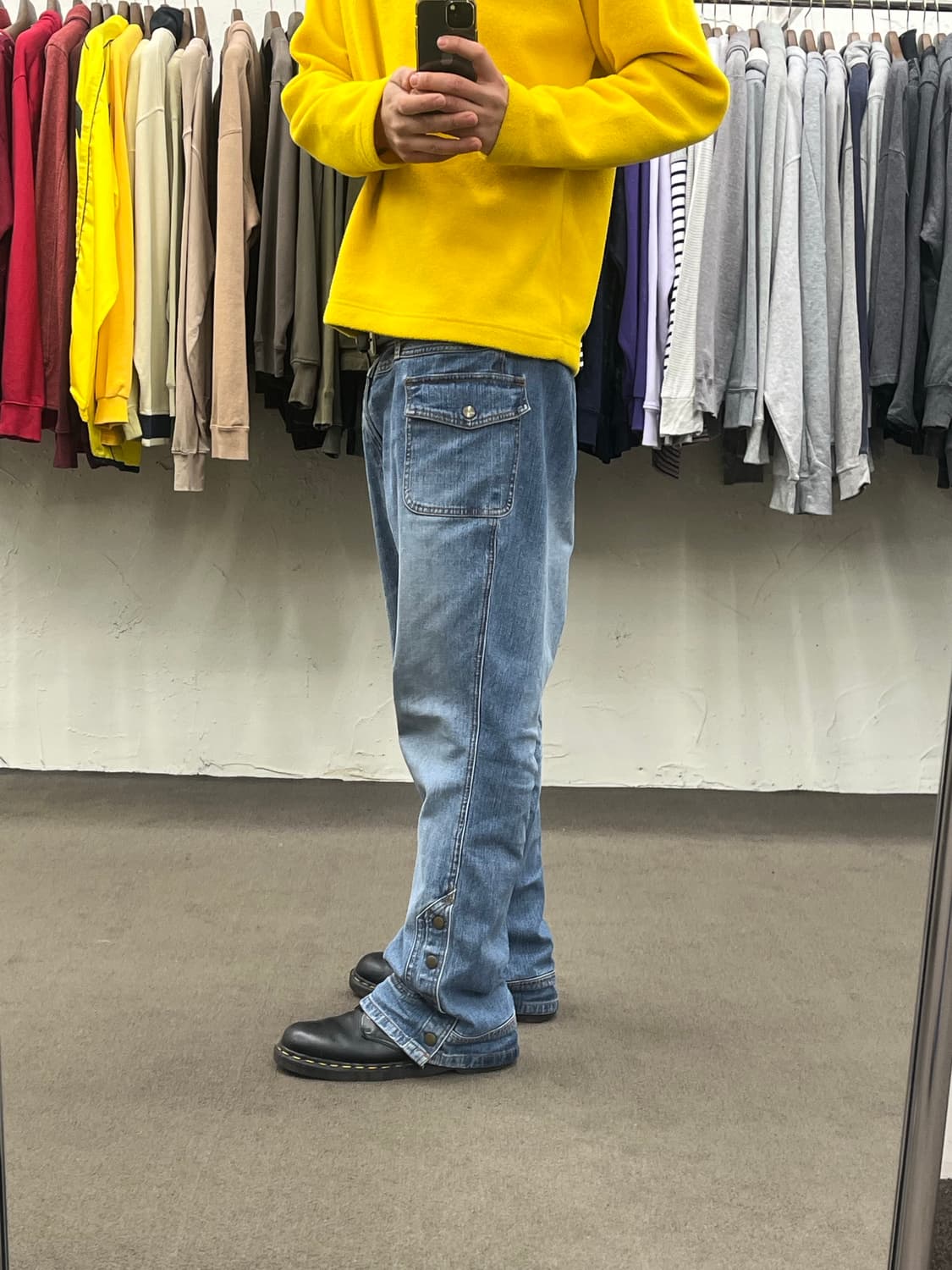 livre claire 세미 부츠컷 데님 팬츠 상품이미지8