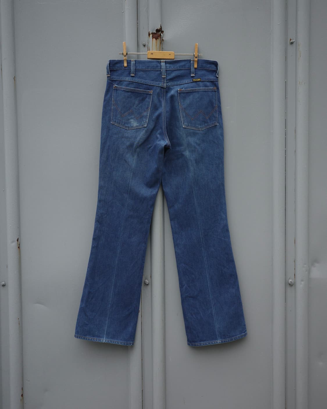 70s 랭글러 일자페이딩 플레어 데님 팬츠 상품이미지5