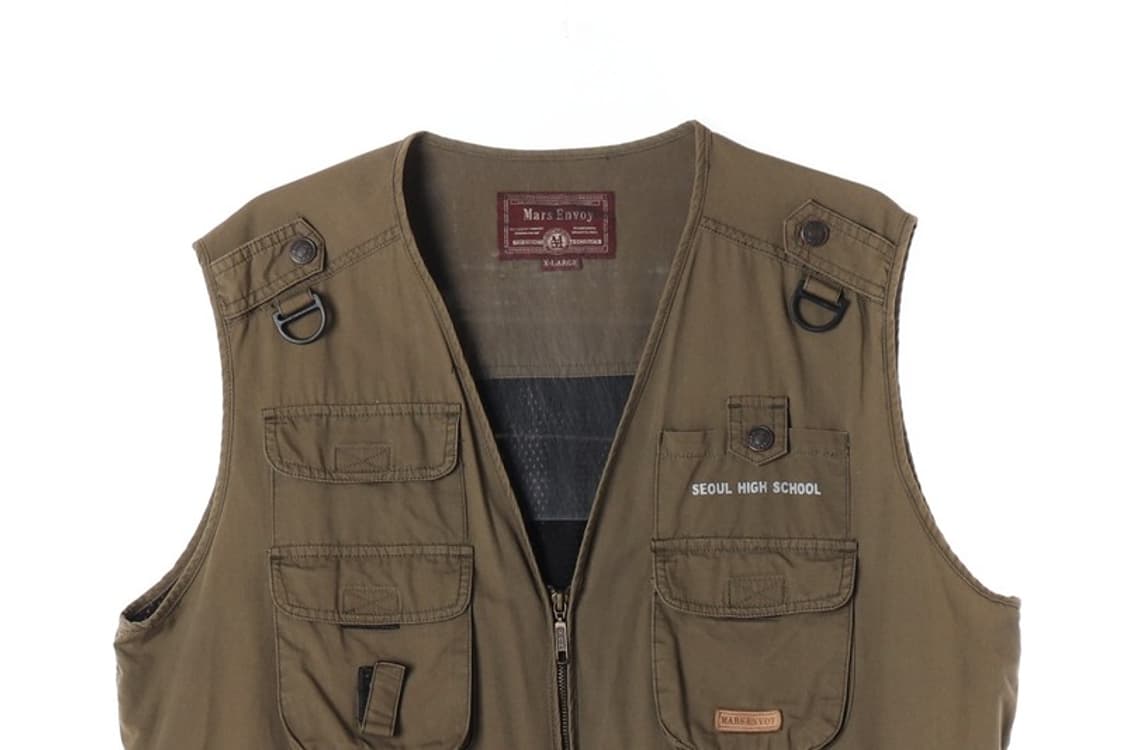 Mars Envoy 빈티지 아웃도어 멀티 포켓 베스트 XL 상품이미지3