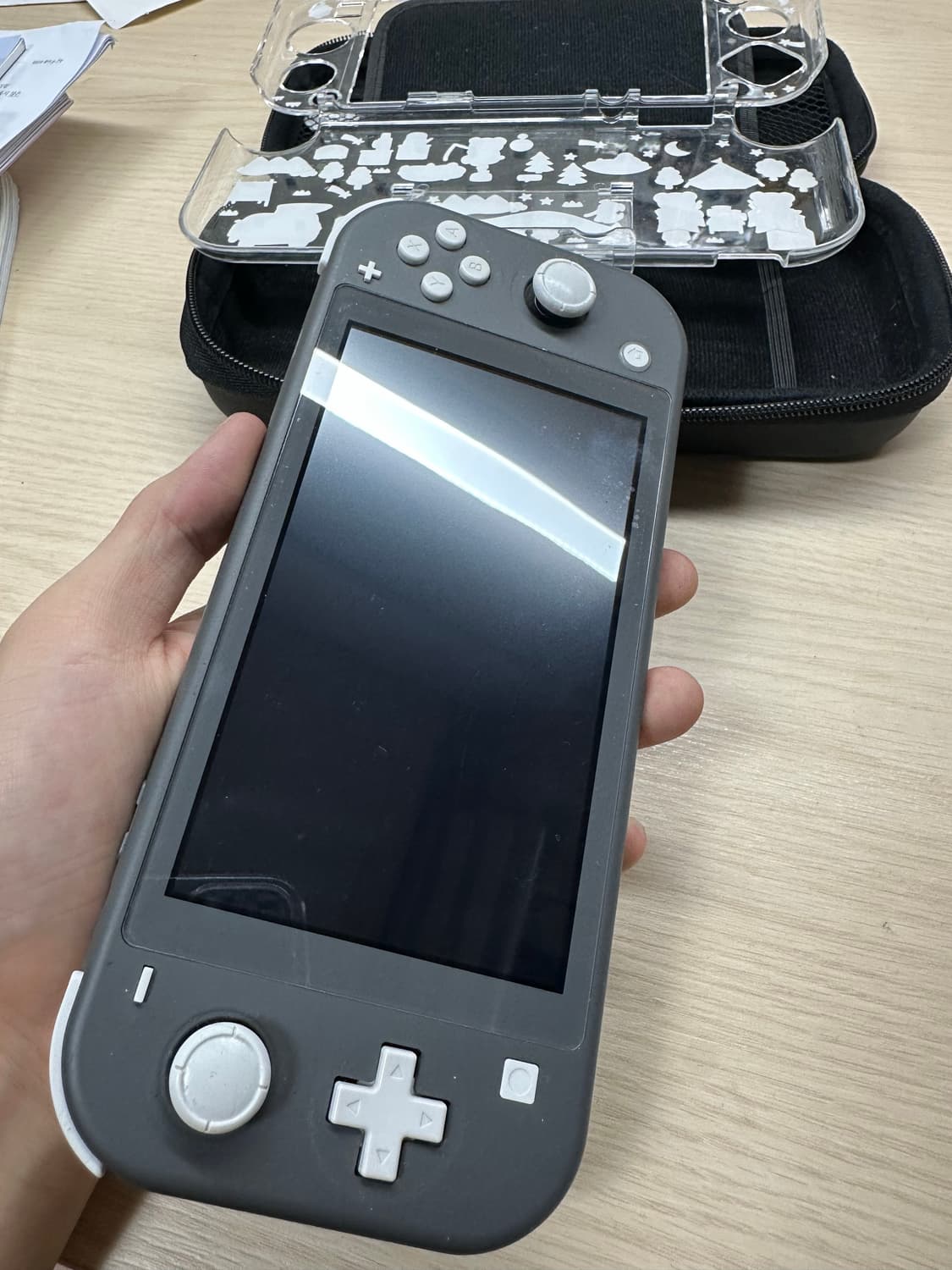 닌텐도 스위치 라이트 그레이 +모여라 동물의 숲 상품이미지2