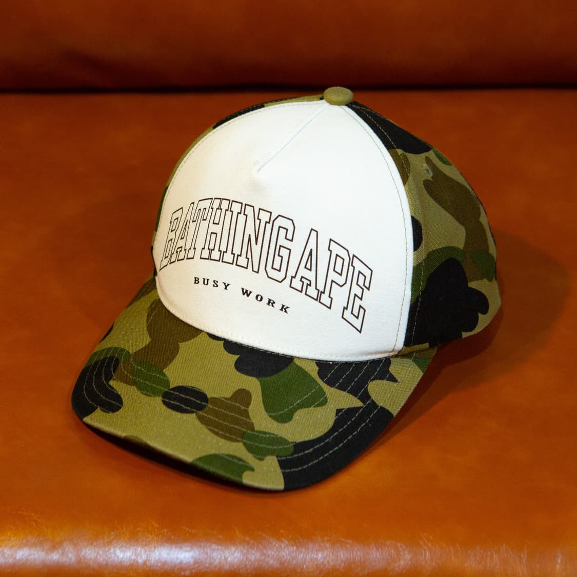 베이프 1st 카모 베이프 아치로고 캡 상품이미지2