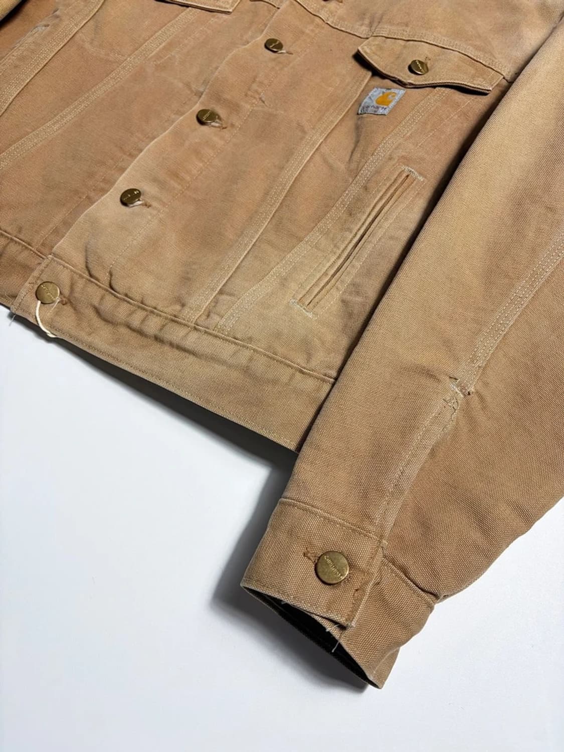 칼하트 빈티지 덕 캔버스 트러커 자켓 R1745 상품이미지3