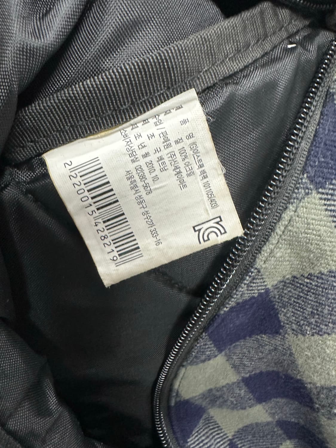 이스트팩 체크 울 백팩 상품이미지9