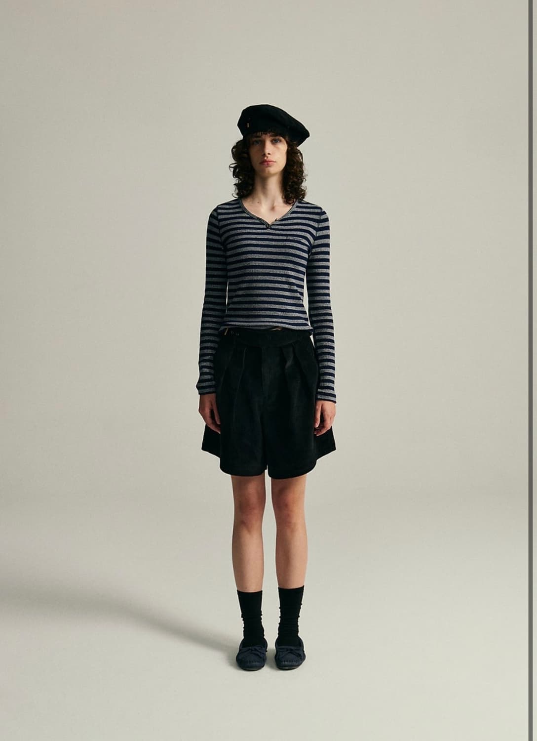 더바넷 코듀로이 베레모 상품이미지2