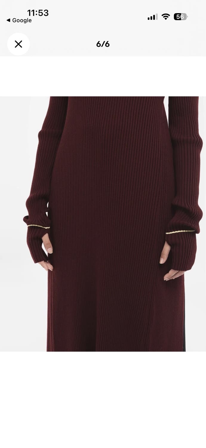 메종 마르지엘라 뒤트임 니트 드레스(S) 상품이미지5