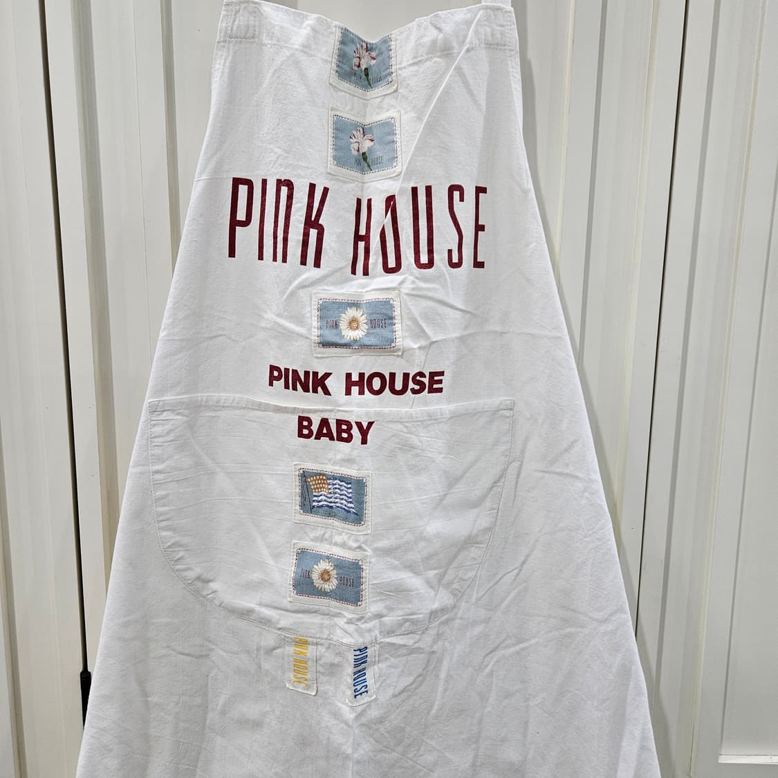 핑크하우스 화이트 에이프런 앞치마 상품이미지3