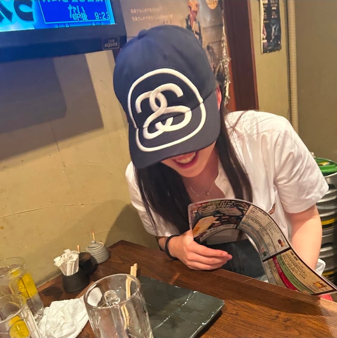 스투시 빅 링크 로우 스트랩백 캡 블랙 상품이미지4