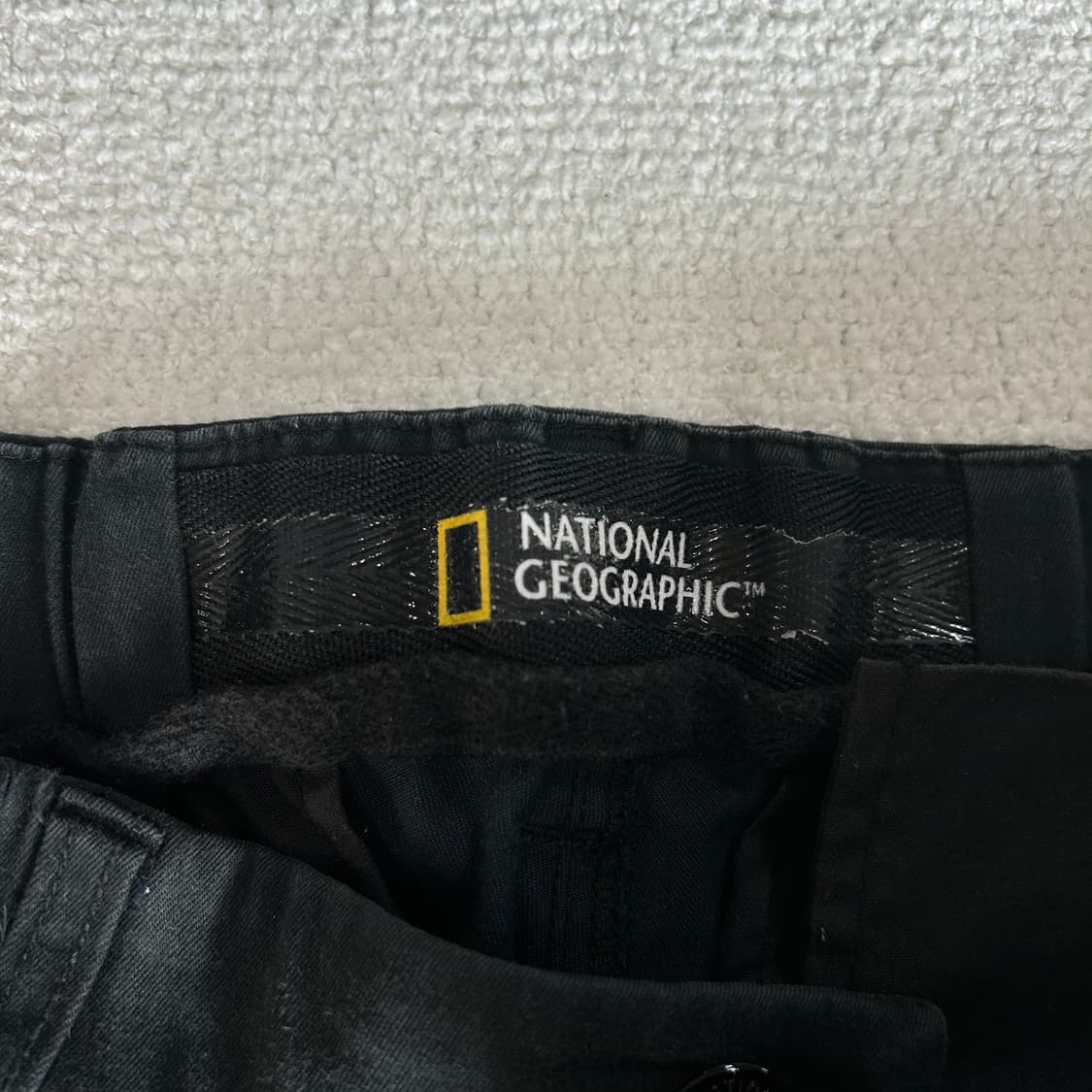 내셔널지오그래픽 블랙 카고 바지 m 상품이미지2