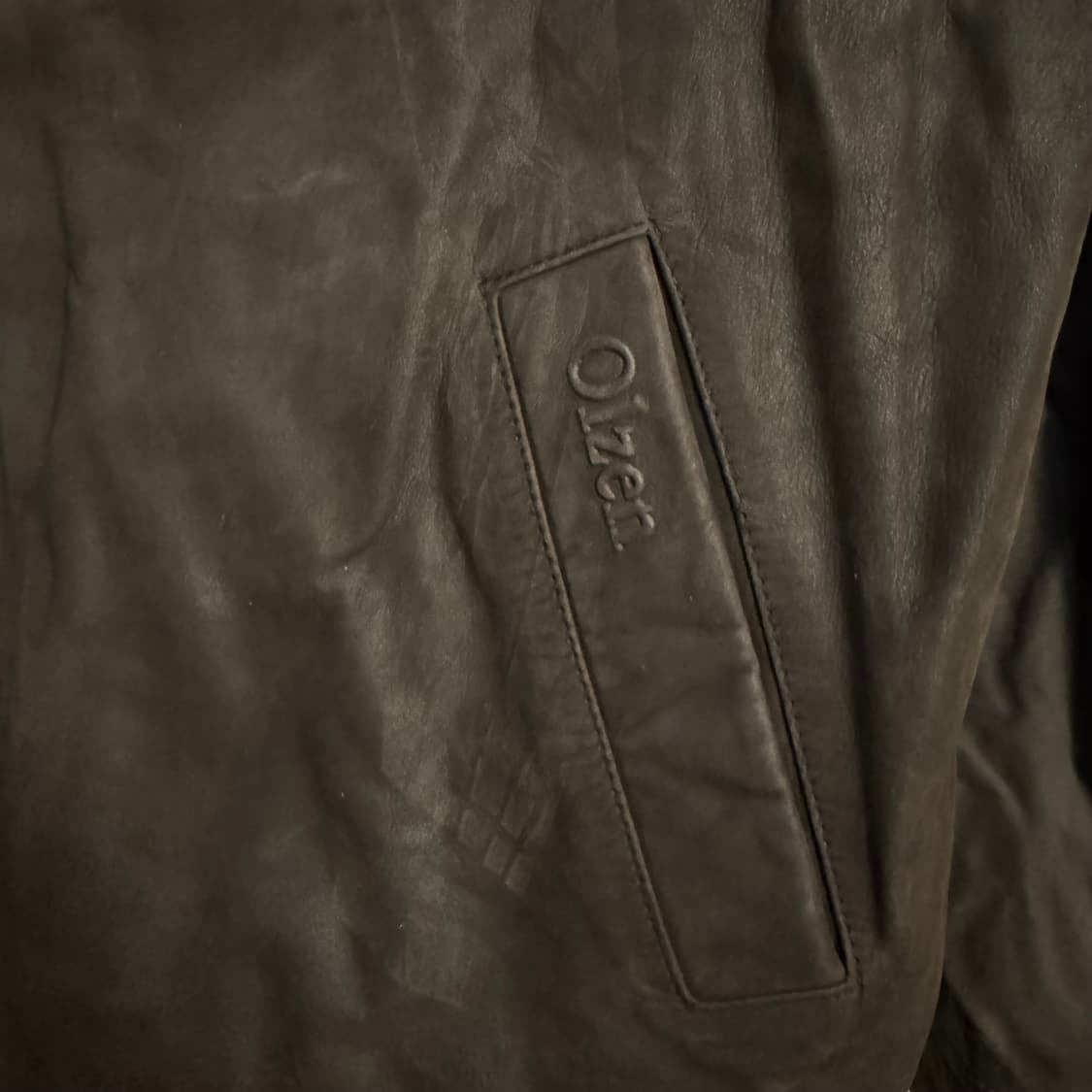 올젠 누빔안감 소가죽 자켓 상품이미지4