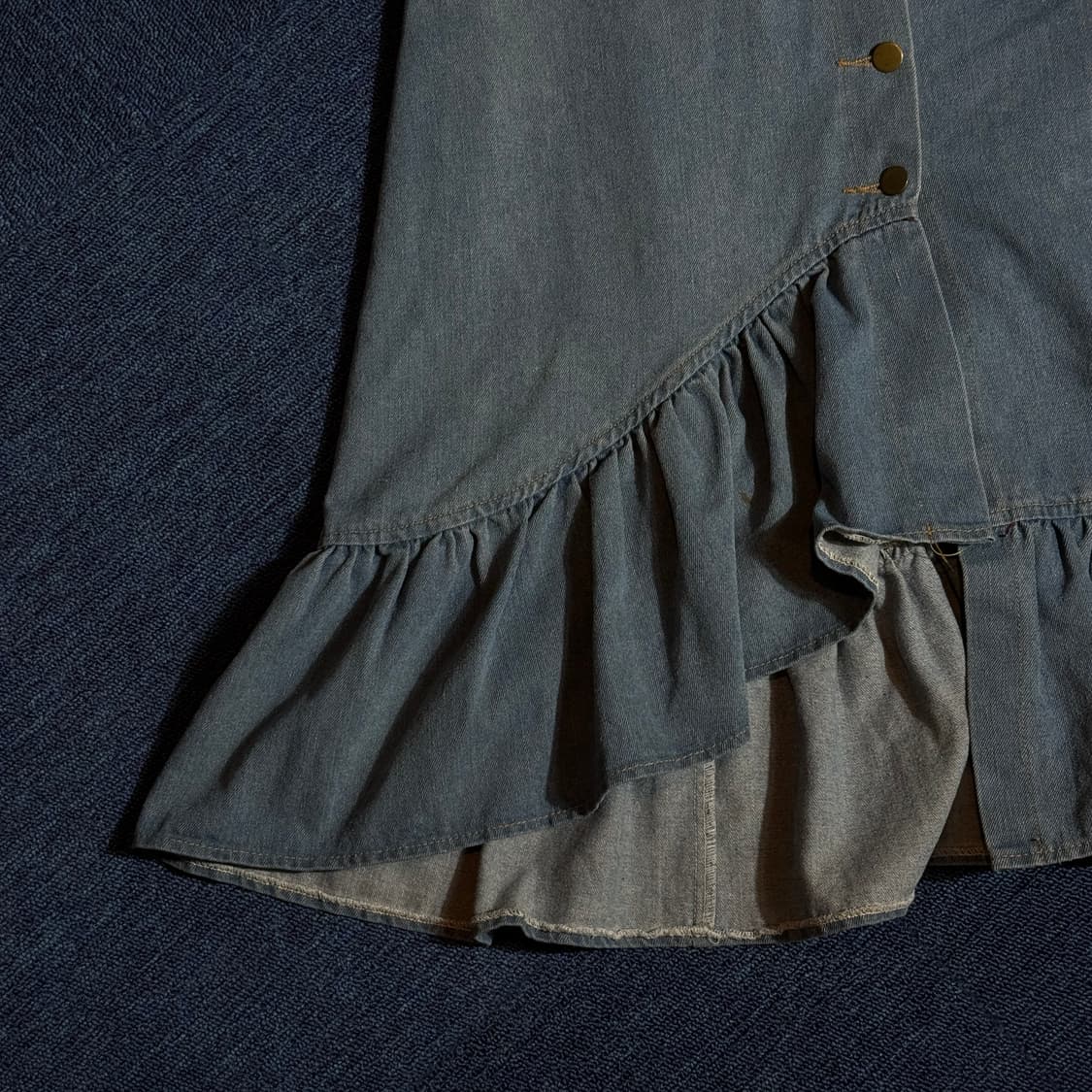 빈티지 데님 롱스커트 상품이미지3
