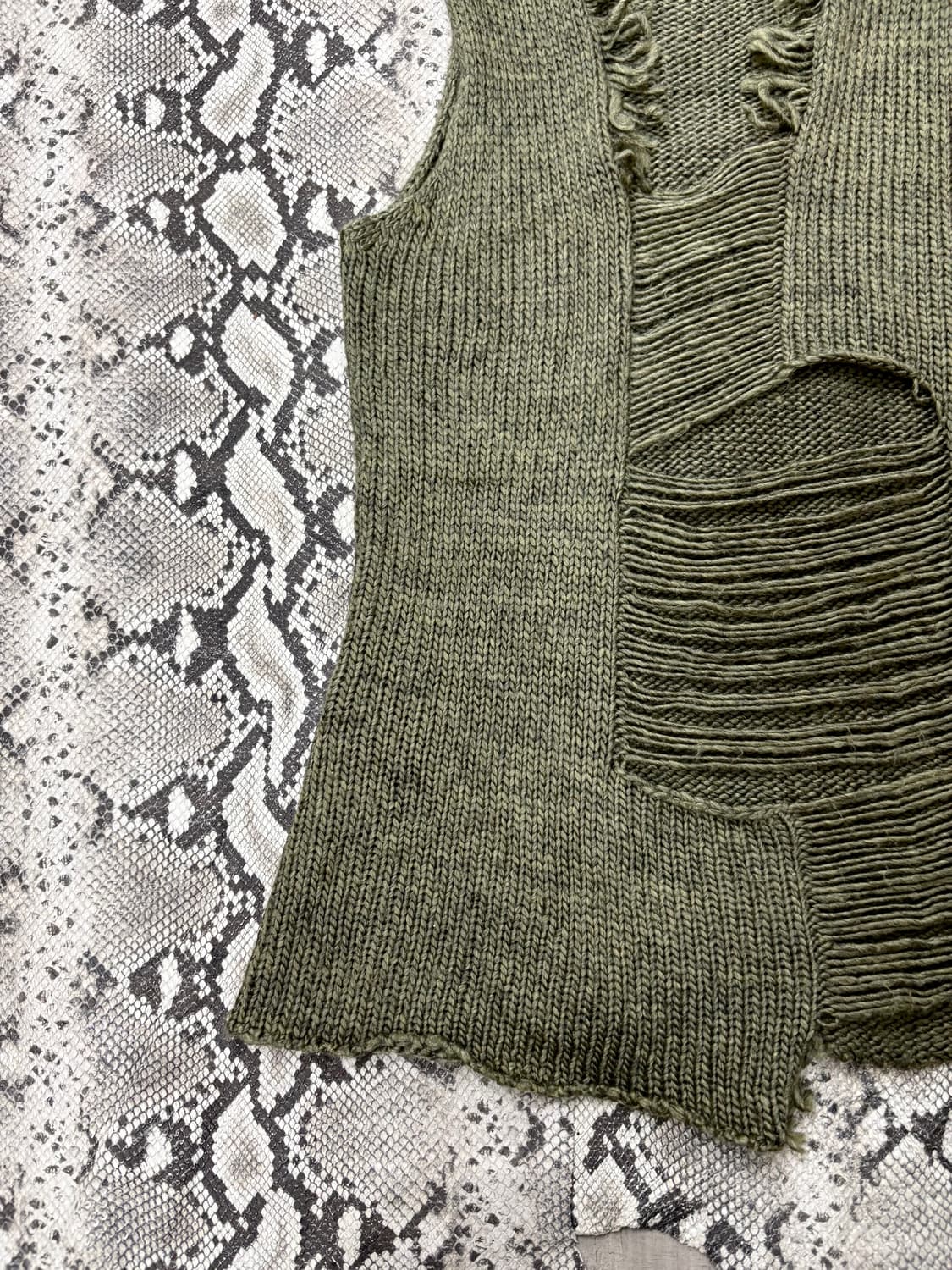 “Vintage” 00’s Grunge Mood Knit Sleevele 상품이미지7