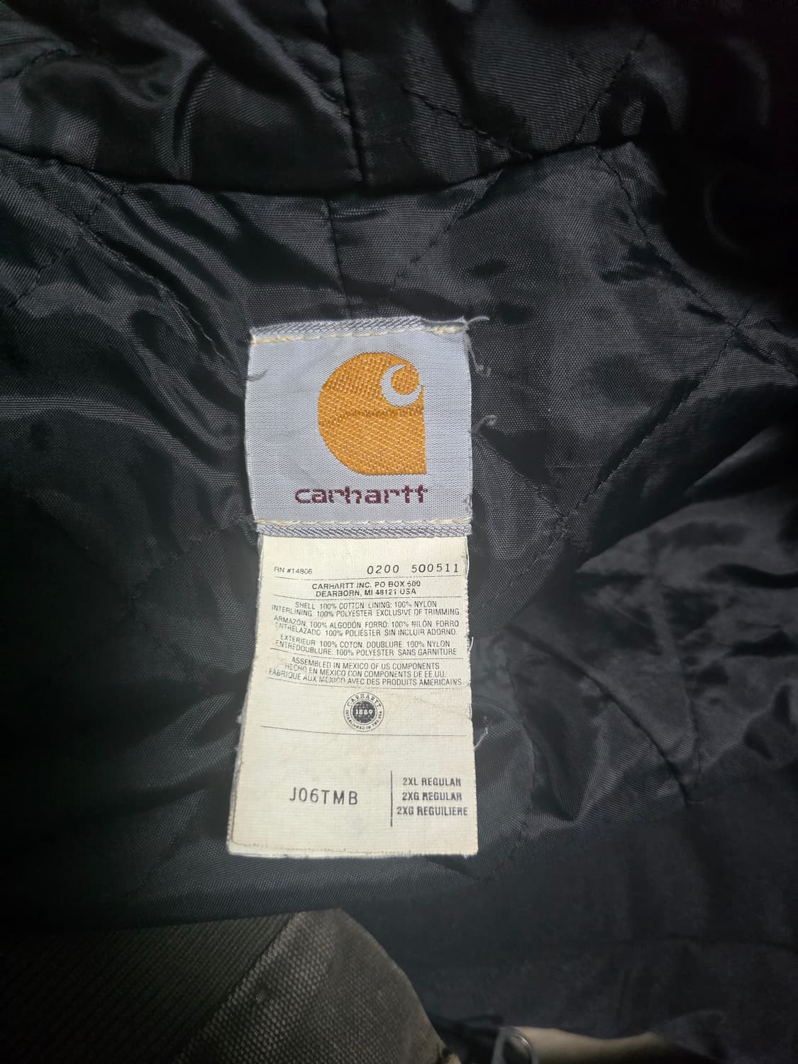 칼하트 J06TMB 다크브라운 상품이미지5