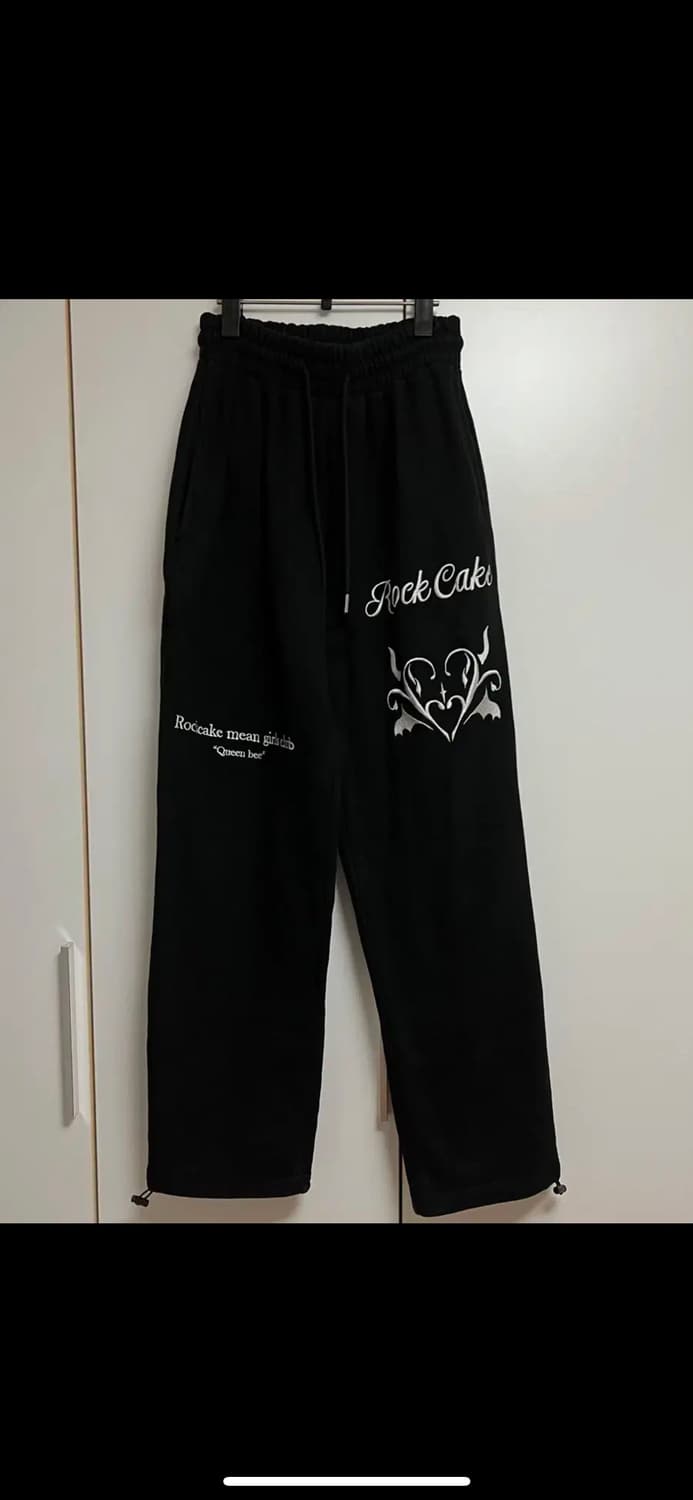 락케이크 블랙 조거팬츠 상품이미지1