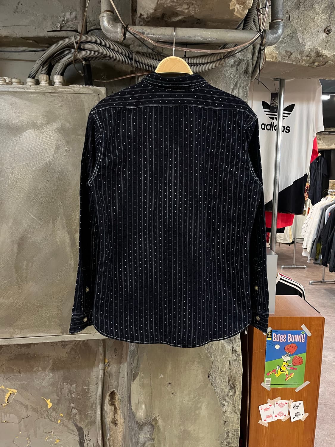 브론슨 와바시 셔츠 네이비 XL #csz1789 상품이미지2