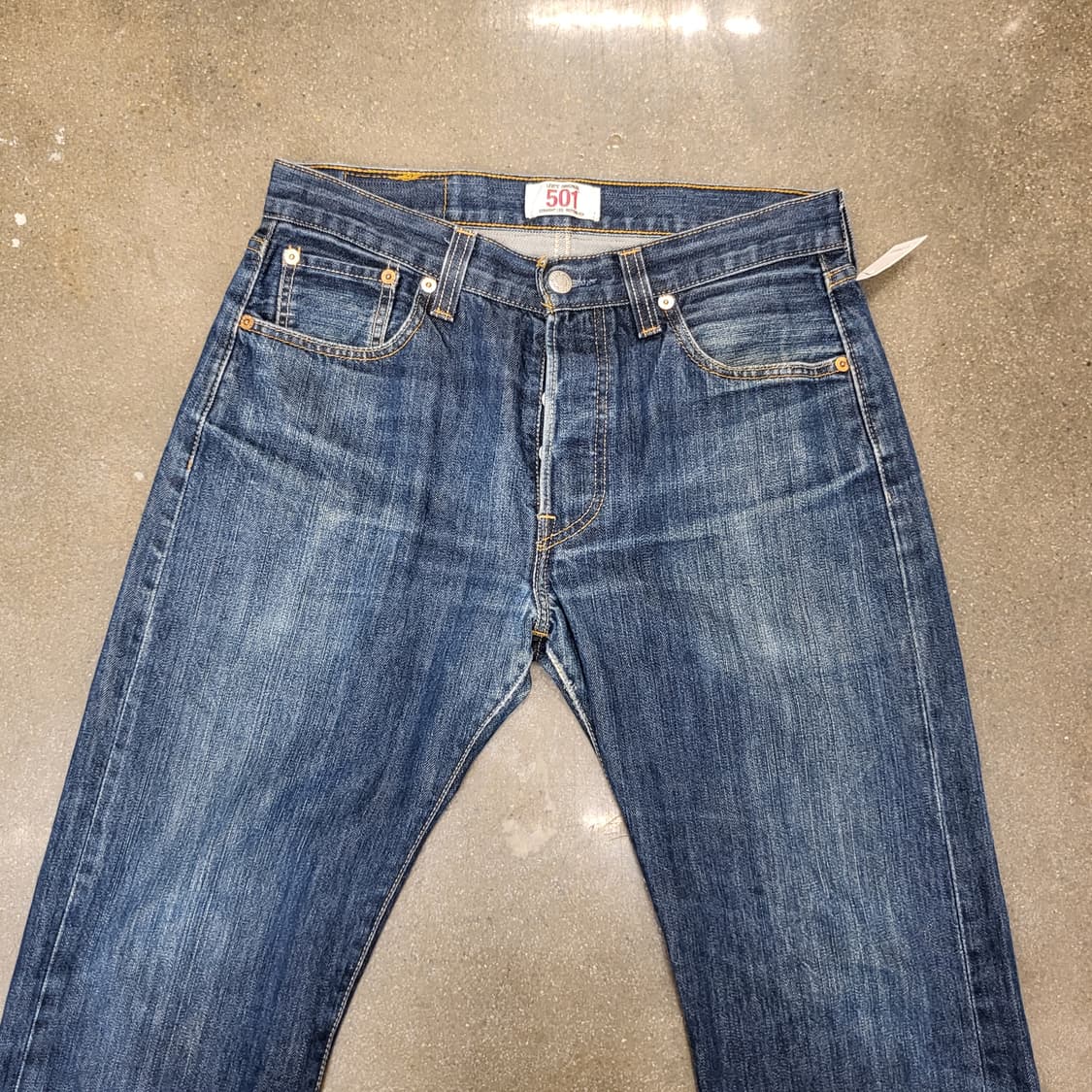 Levi's 오리지널 리바이스 501 빈티지 데님 청바지 상품이미지2