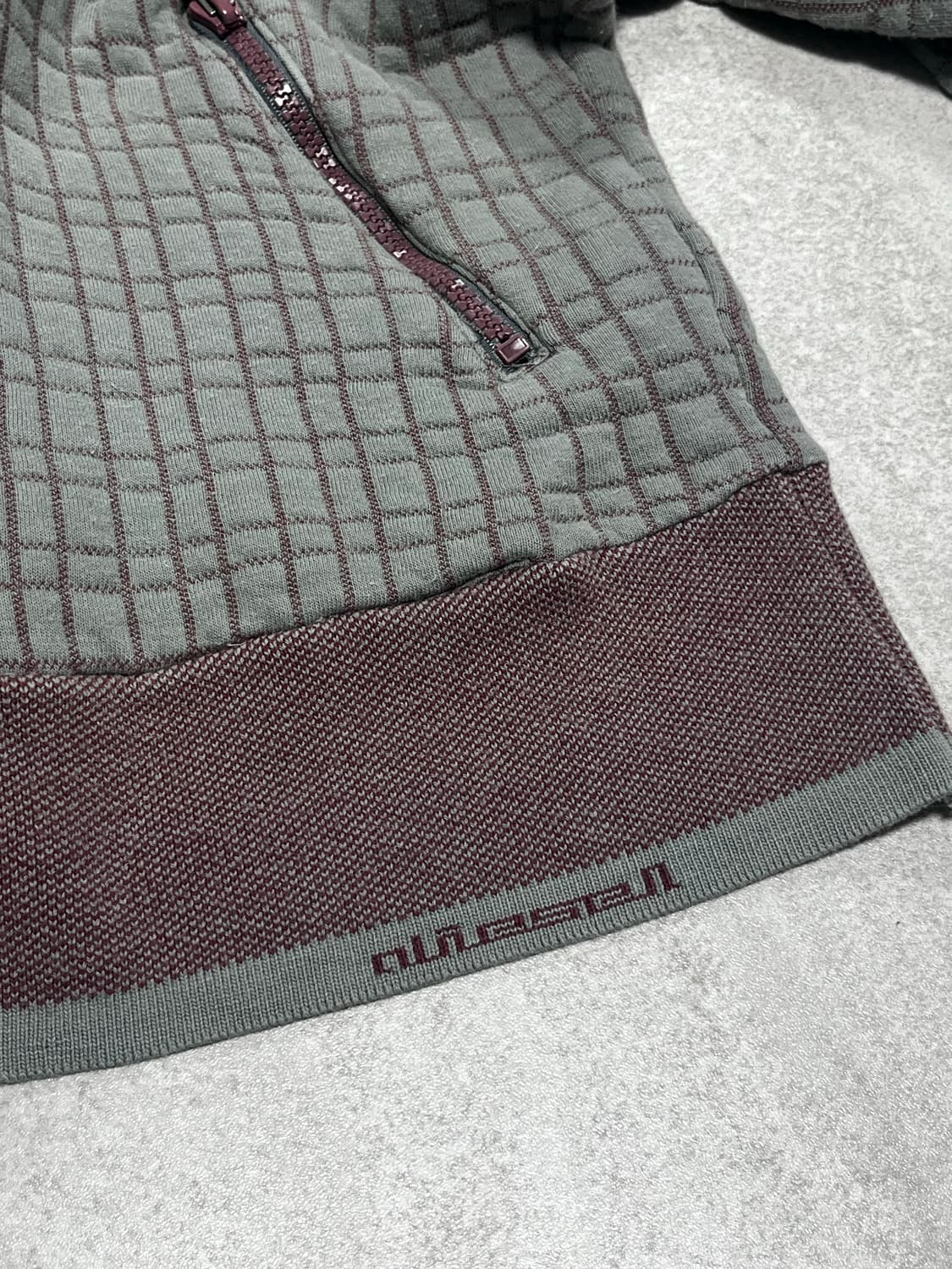 디젤 빈티지 코튼 반집업 상품이미지2