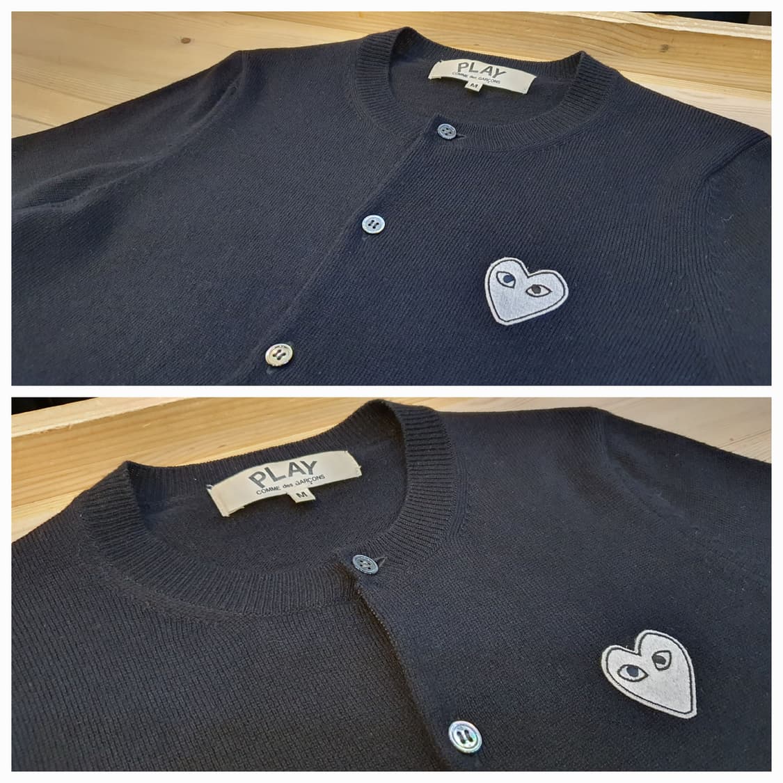 55.꼼데가르송 반팔가디건 상품이미지3