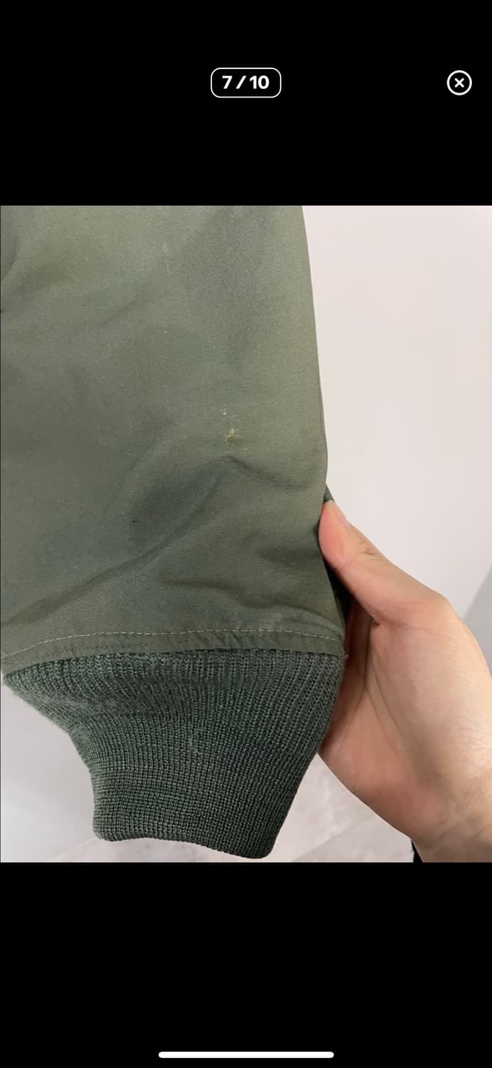 빈티지 공군 카키 항공 자켓 A3218 상품이미지7