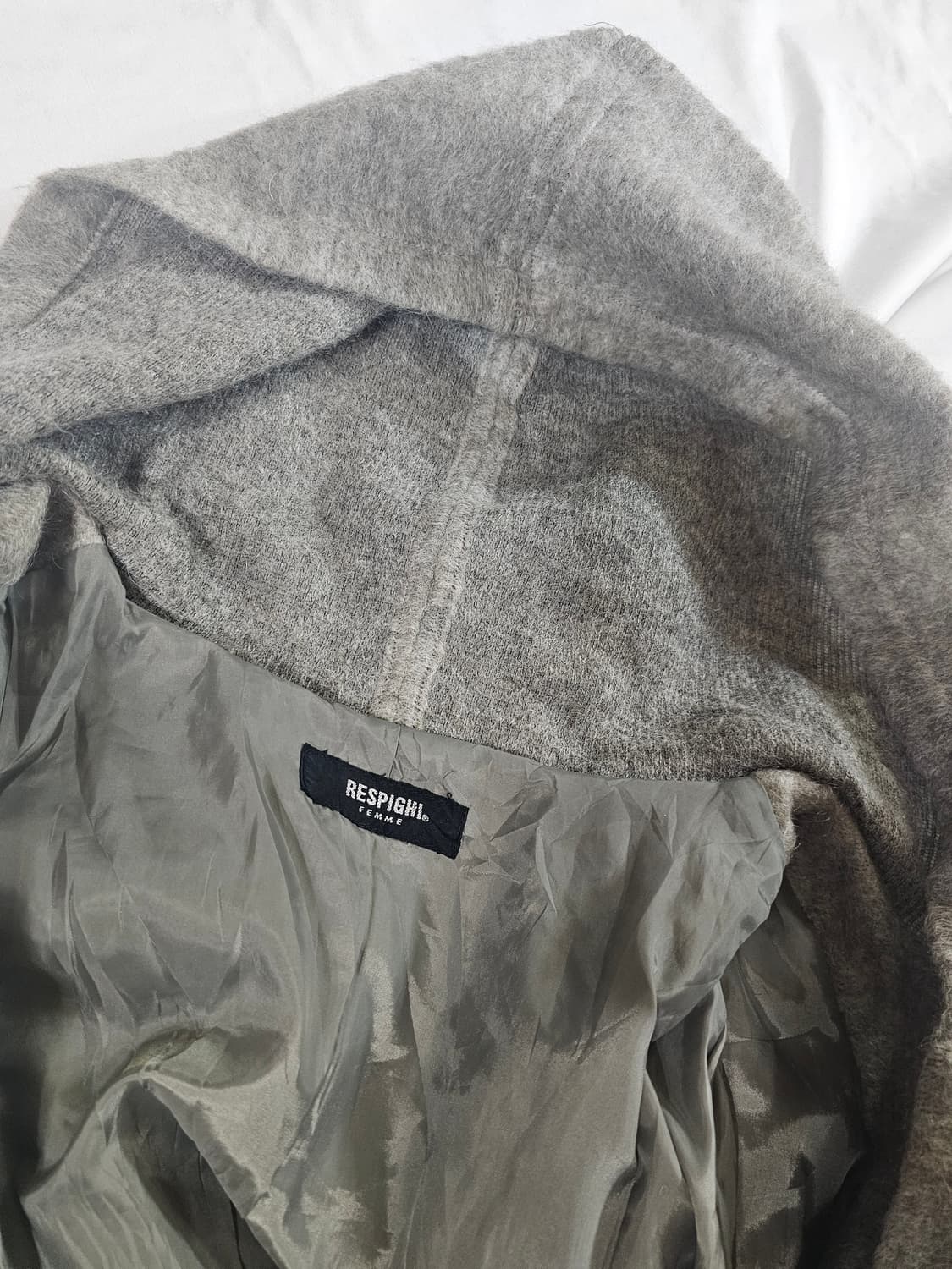 [38] 일본 빈티지 모리걸 모헤어 가디건 후드 코트 상품이미지8