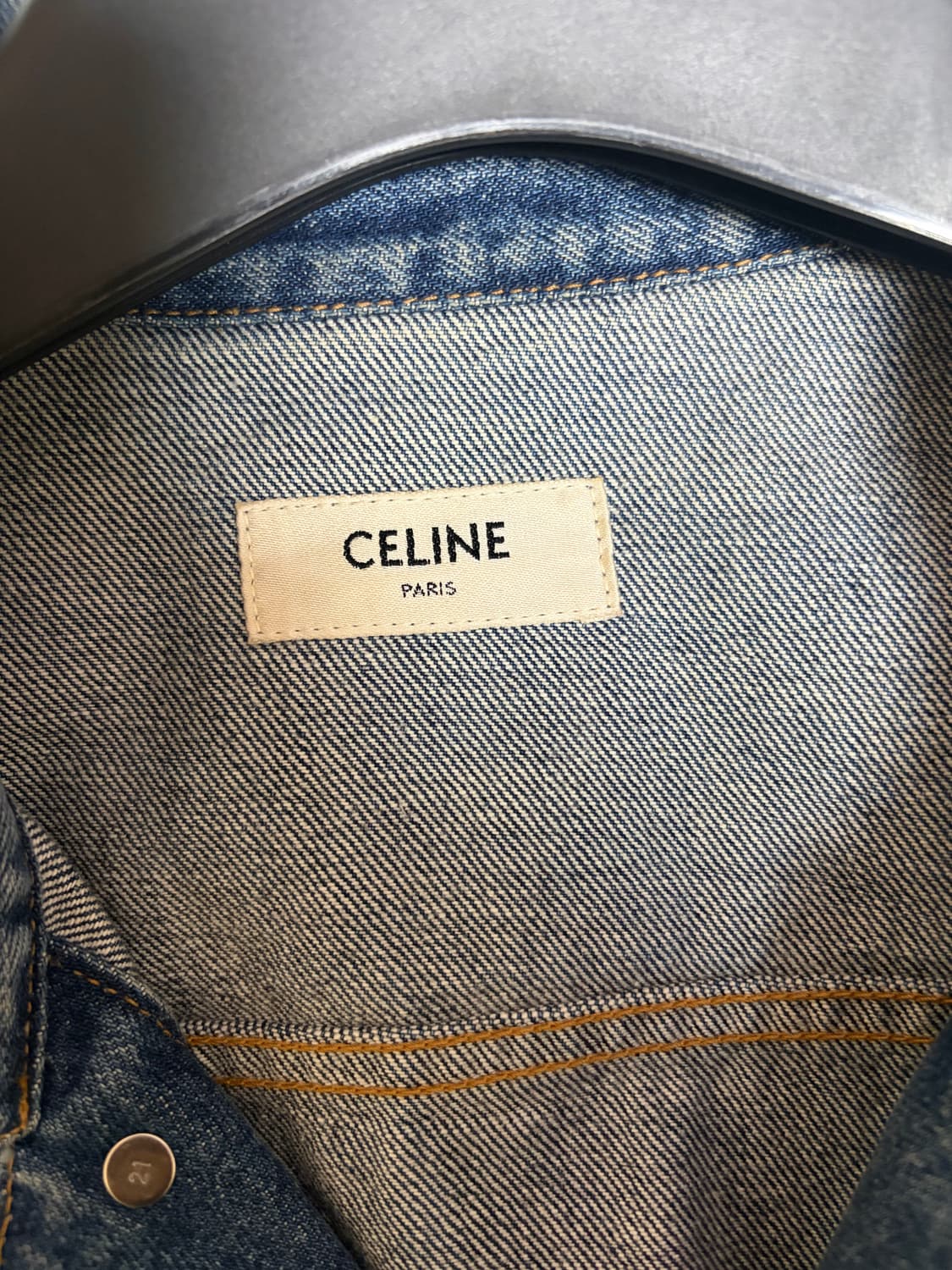 셀린느 문라이트 워싱 데님 자켓 상품이미지2