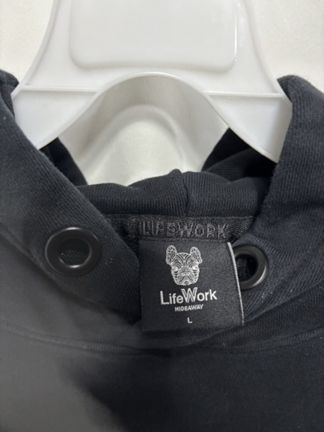 라이프워크(Lifework)힙독 자수 후드 티셔츠 L 상품이미지2