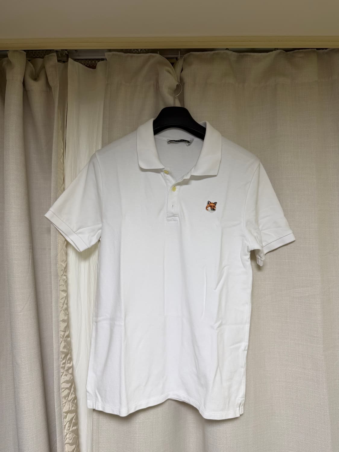 메종키츠네 카라 반팔티 상품이미지1