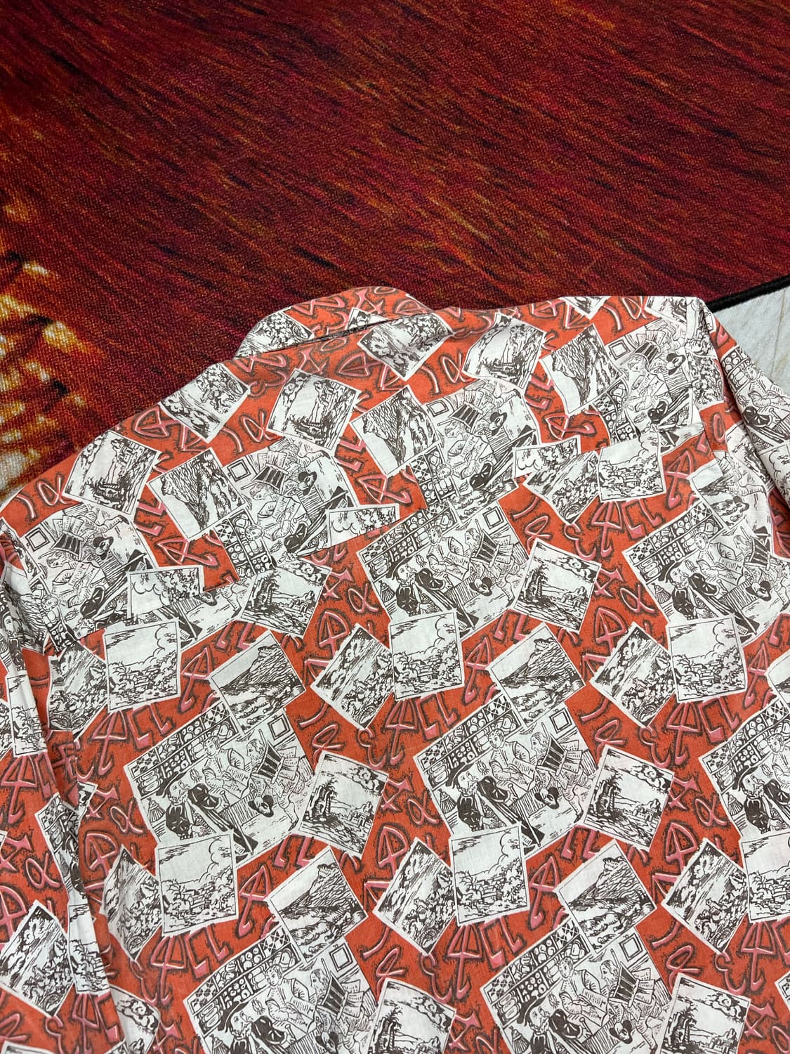 EURO VINTAGE UNIQUE PATTERN 셔츠 상품이미지6