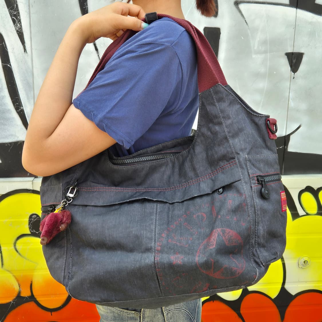 KIPLING) 키플링 Y2K 데님 숄더백 상품이미지7