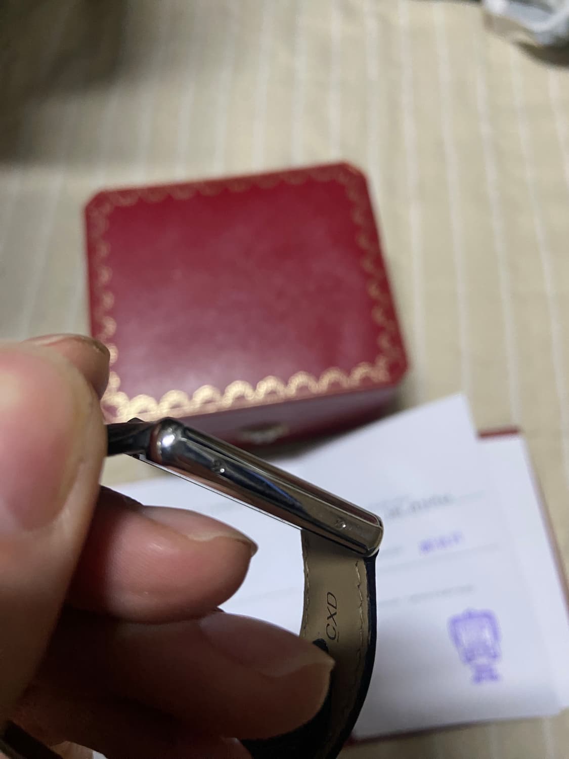 까르띠에 탱크 솔로 라지 2017 풀구성 상품이미지5