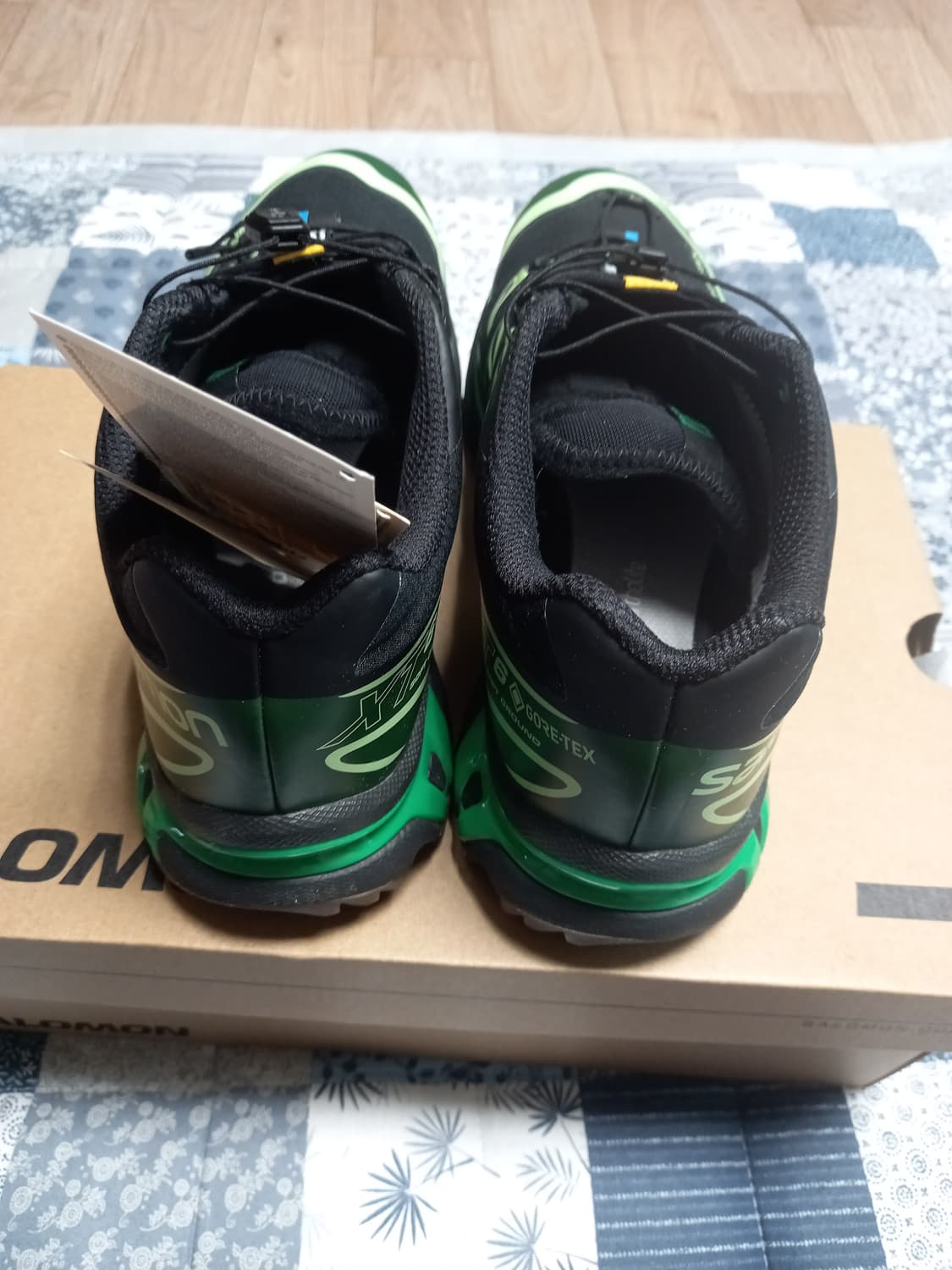 살로몬 XT-6 GTX  블랙/에덴/그린 270 상품이미지2