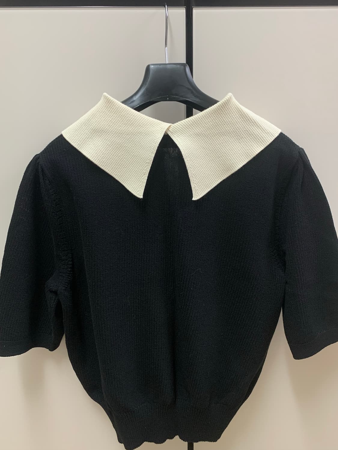 마인 카라 반팔 블라우스 상품이미지2