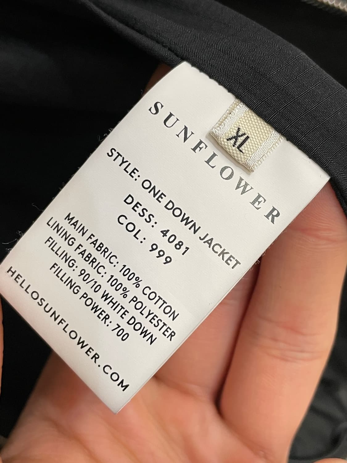 선플라워 원 다운 자켓  상품이미지7