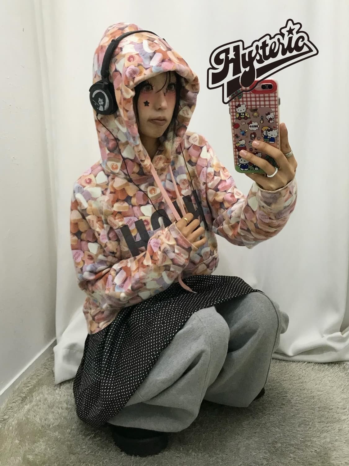 Hysteric Glamour Logo Hoodie 상품이미지1