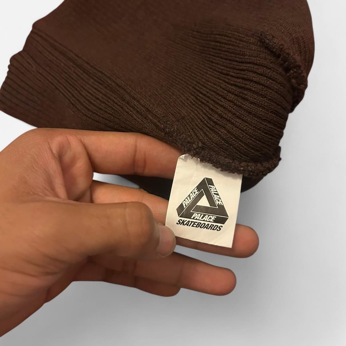 팔라스 스타 로고 레인보우 비니 브라운 상품이미지4