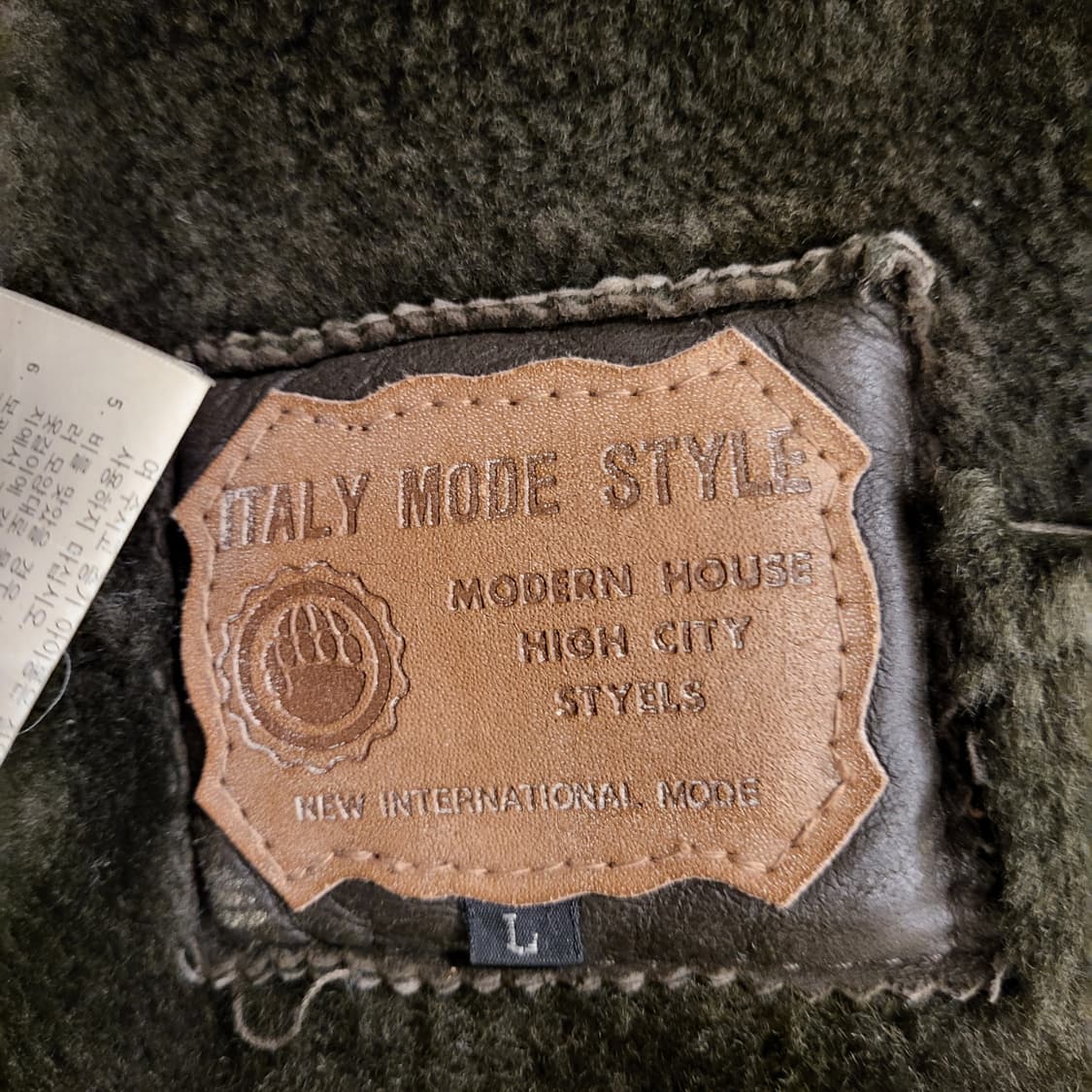 리얼 레더 무스탕 자켓 (L) 상품이미지8