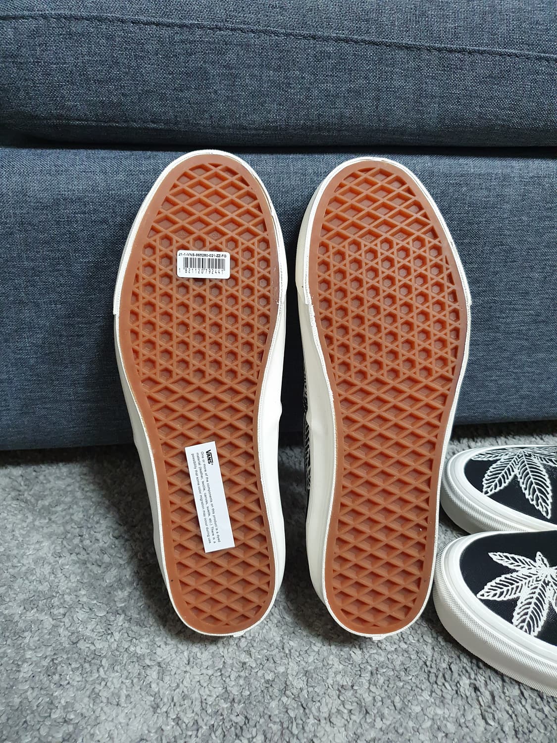 반스볼트 반스 볼트 어센틱 스위트리프 블랙 275cm 새상품 상품이미지2