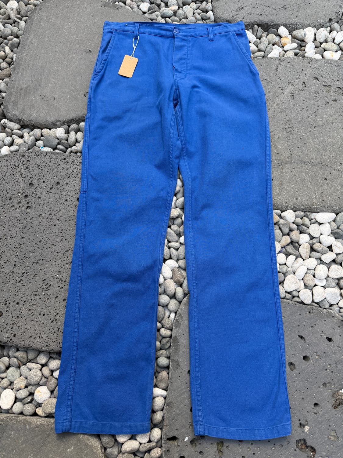 OLD VINTAGE WASHED BLUE FRENCH 프렌치워크팬츠 상품이미지1