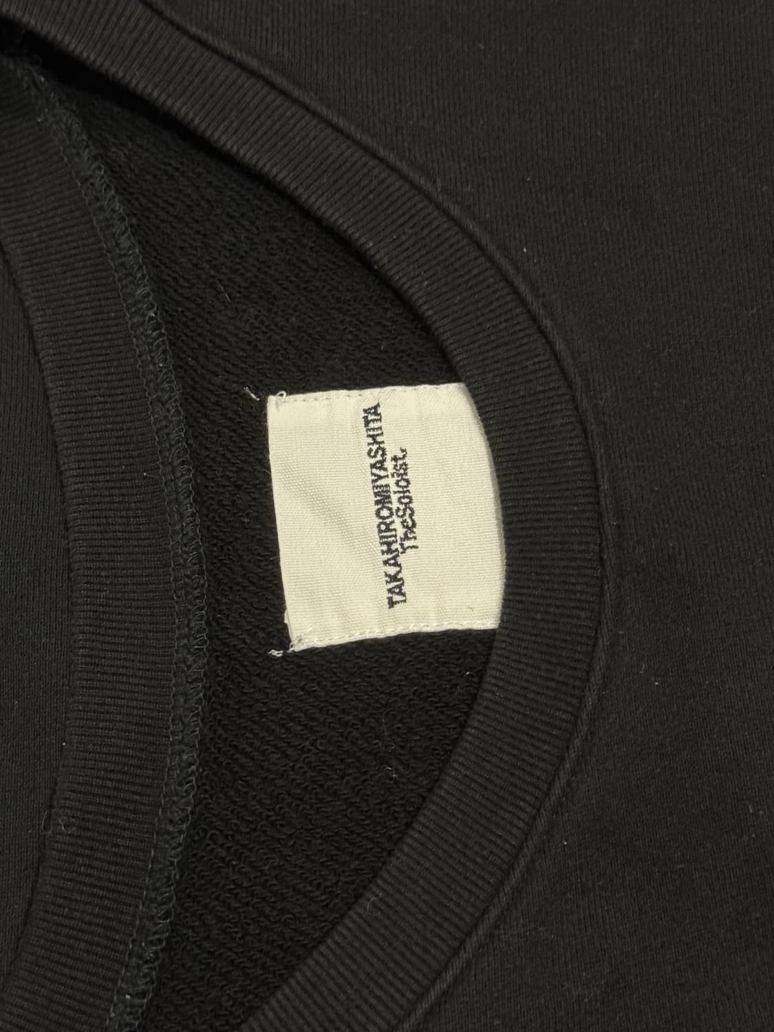 솔로이스트 21aw 오버사이즈 모스코드 크루넥 상품이미지5