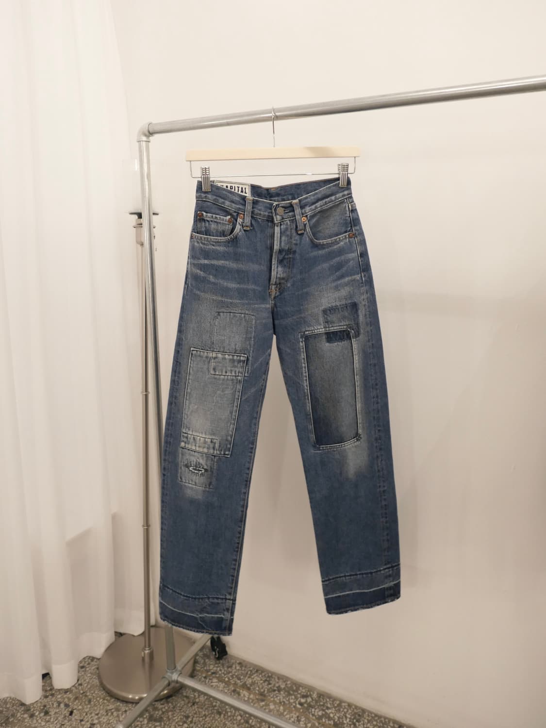 캐피탈 패치 데님 팬츠 상품이미지3