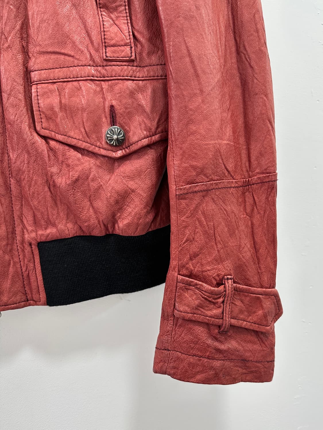 00s 291295 = HOMME 2way leather jacket  상품이미지4