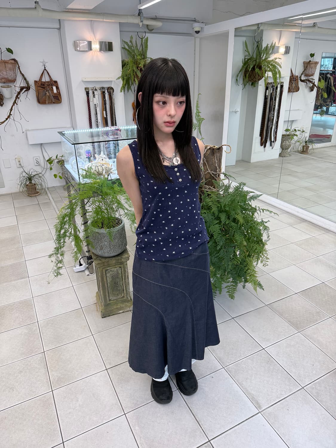 pointelle tank top 상품이미지2
