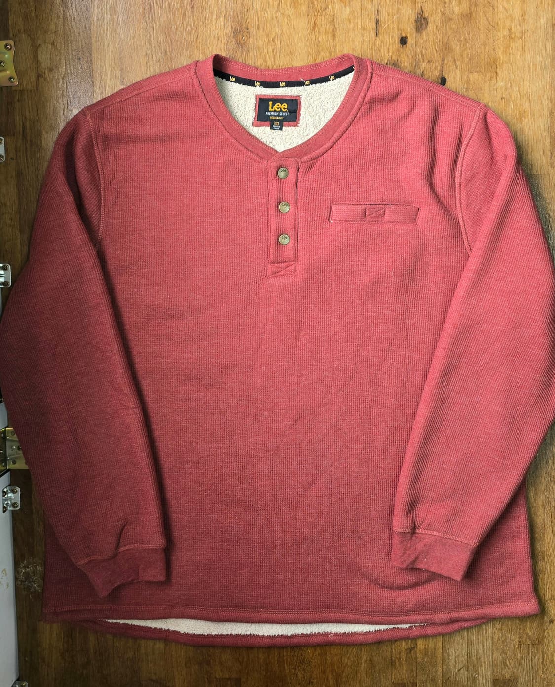 LEE 리 기모 안감 스웻셔츠 XXL ~ XXXL 상품이미지1
