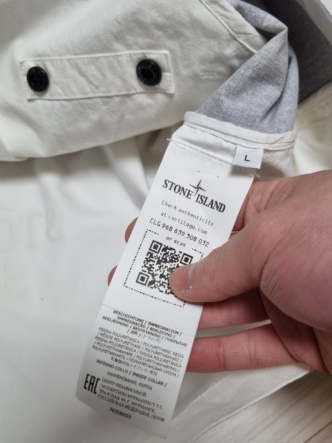 슈프림 x 스톤아일랜드 코듀라 쉘 모나리자 자켓 상품이미지5