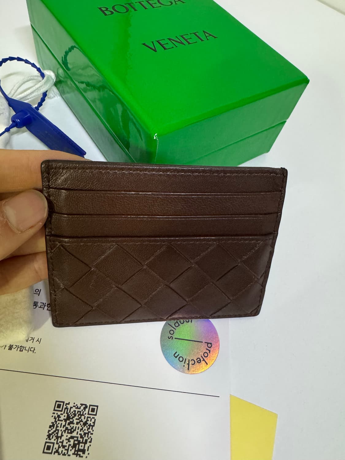 보테가 베네타 브라운 카드지갑 상품이미지2